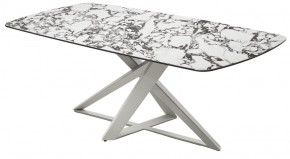 Стол VICENZA 220 BULGARI WHITE, керамика / белый, ®DISAUR в Игре - igra.ok-mebel.com | фото 9