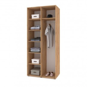 СТОУН С22 Шкаф 2-х створчатый (золотой дуб/графит) в Игре - igra.ok-mebel.com | фото 3