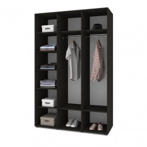 СТОУН С31 Шкаф 3-х створчатый (венге/дуб млечный) в Игре - igra.ok-mebel.com | фото 3