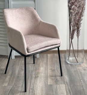 Стул АЛИСТЕР, цвет RAIN 2 какао велюр / черный каркас М-City в Игре - igra.ok-mebel.com | фото 3