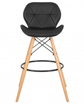 Стул барный DOBRIN BUTTERFLY BAR, ножки светлый бук, цвет чёрный в Игре - igra.ok-mebel.com | фото 6