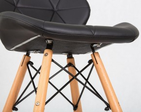 Стул барный DOBRIN BUTTERFLY BAR, ножки светлый бук, цвет чёрный в Игре - igra.ok-mebel.com | фото 9