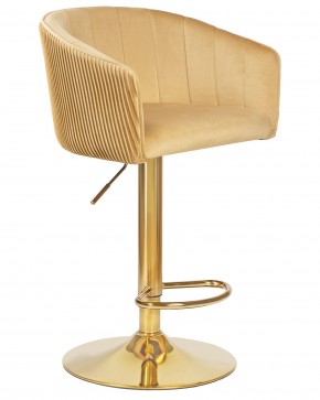 Стул барный DOBRIN DARCY GOLD, песочный велюр (1922-3) в Игре - igra.ok-mebel.com | фото 2