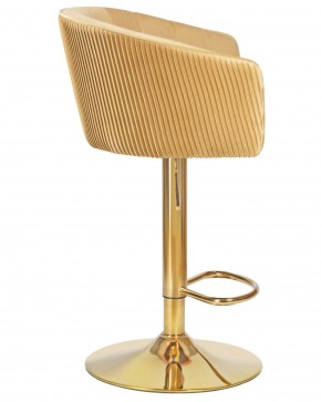 Стул барный DOBRIN DARCY GOLD, песочный велюр (1922-3) в Игре - igra.ok-mebel.com | фото 3