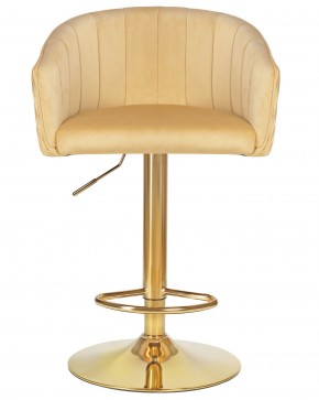 Стул барный DOBRIN DARCY GOLD, песочный велюр (1922-3) в Игре - igra.ok-mebel.com | фото 6
