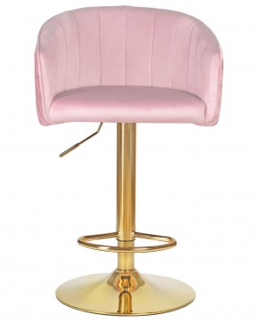Стул барный DOBRIN DARCY GOLD, розовый велюр (1922-16) в Игре - igra.ok-mebel.com | фото 6