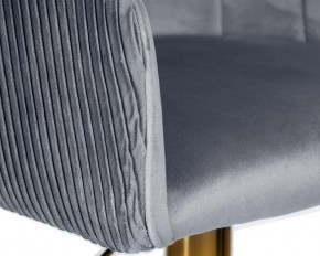 Стул барный DOBRIN DARCY GOLD, серый велюр (1922-19) в Игре - igra.ok-mebel.com | фото 7