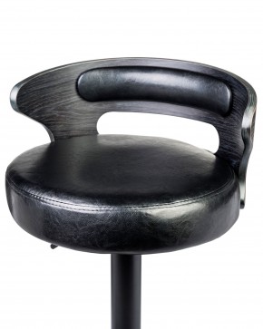 Стул барный DOBRIN FRED BLACK, чёрное дерево, чёрный в Игре - igra.ok-mebel.com | фото 6