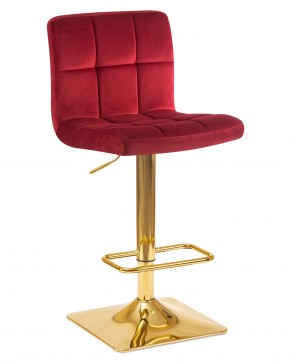 Стул барный DOBRIN GOLDIE, бордовый велюр (MJ9-43) в Игре - igra.ok-mebel.com | фото