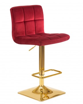 Стул барный DOBRIN GOLDIE, бордовый велюр (MJ9-43) в Игре - igra.ok-mebel.com | фото 2