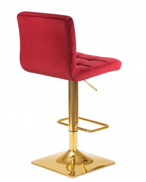 Стул барный DOBRIN GOLDIE, бордовый велюр (MJ9-43) в Игре - igra.ok-mebel.com | фото 4