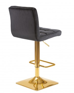 Стул барный DOBRIN GOLDIE, черный велюр (MJ9-101) в Игре - igra.ok-mebel.com | фото 4