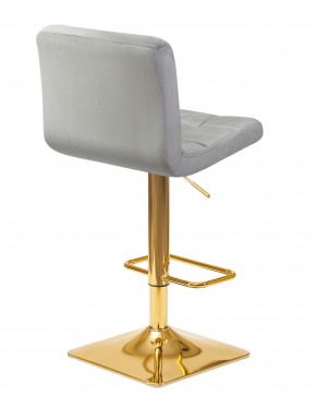 Стул барный DOBRIN GOLDIE, серый велюр (MJ9-75) в Игре - igra.ok-mebel.com | фото 4