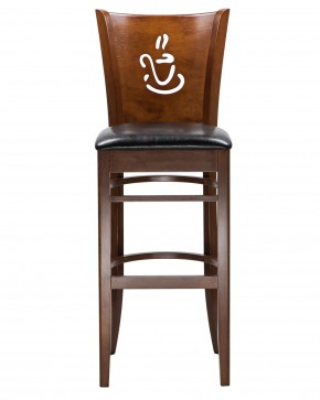 Стул барный DOBRIN JERRY BAR, шоколад, чёрный в Игре - igra.ok-mebel.com | фото 4