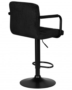 Стул барный DOBRIN KRUGER ARM BLACK, черный вельвет (LAR-E2041-52) в Игре - igra.ok-mebel.com | фото 4