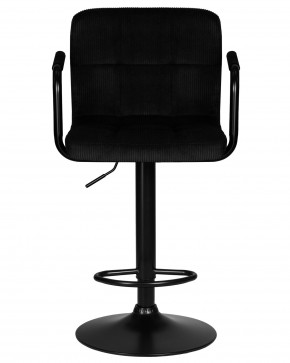 Стул барный DOBRIN KRUGER ARM BLACK, черный вельвет (LAR-E2041-52) в Игре - igra.ok-mebel.com | фото 6