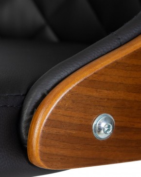 Стул барный DOBRIN MARTIN, цвет черный PU ABA 001 в Игре - igra.ok-mebel.com | фото 2