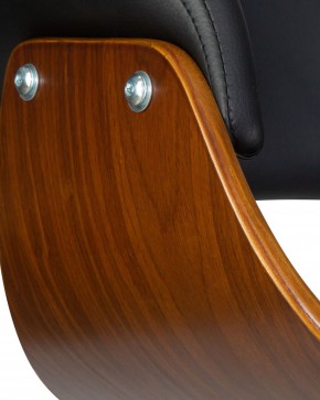 Стул барный DOBRIN OSTIN, цвет черный PU ABA 001 в Игре - igra.ok-mebel.com | фото 7