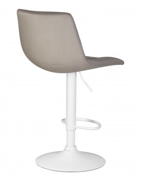Стул барный DOBRIN TAILOR WHITE, серый велюр (MJ9-75) в Игре - igra.ok-mebel.com | фото 4
