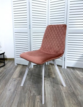 Стул DAIQUIRI BLUVEL-52 PINK / белый каркас, велюр М-City в Игре - igra.ok-mebel.com | фото 7