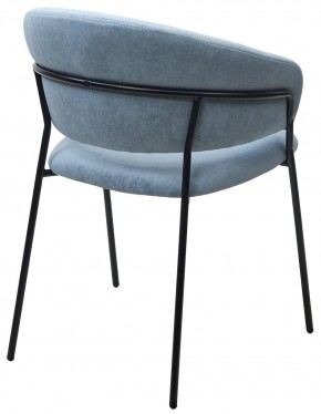 Стул ГЕММА, цвет RAIN 13 blue, велюр / черный каркас М-City в Игре - igra.ok-mebel.com | фото 9