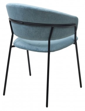 Стул ГЕММА, цвет RAIN 7 breeze, велюр / черный каркас М-City в Игре - igra.ok-mebel.com | фото 5