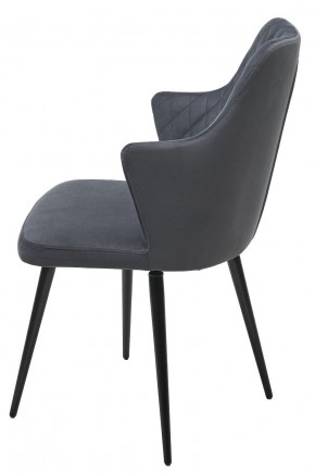 Стул HERMAN 360 град. BM-3 ТЕМНО-СЕРЫЙ, велюр / черный каркас М-City в Игре - igra.ok-mebel.com | фото 6