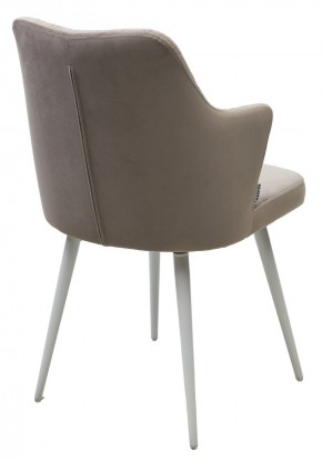 Стул HERMAN 360 град. ЛАТТЕ #25, велюр / белый каркас М-City в Игре - igra.ok-mebel.com | фото 5