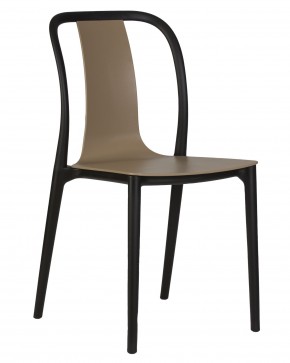 Стул обеденный DOBRIN ADAM, черный/бежевый в Игре - igra.ok-mebel.com | фото