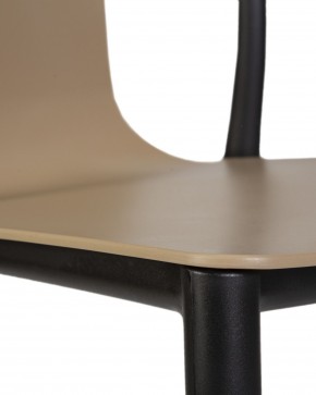 Стул обеденный DOBRIN ADAM, черный/бежевый в Игре - igra.ok-mebel.com | фото 10