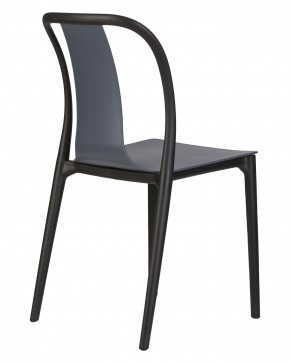 Стул обеденный DOBRIN ADAM, черный/серо-голубой в Игре - igra.ok-mebel.com | фото 4