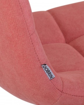 Стул обеденный DOBRIN ALEX, белые ножки, розовая ткань (UF860-05B) в Игре - igra.ok-mebel.com | фото 7