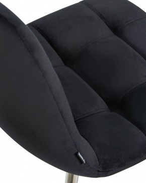 Стул обеденный DOBRIN ALEX, хром ножки, черный велюр (V108-77),  в Игре - igra.ok-mebel.com | фото 10