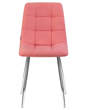 Стул обеденный DOBRIN ALEX, хром ножки, розовая ткань (UF860-05B) в Игре - igra.ok-mebel.com | фото 6
