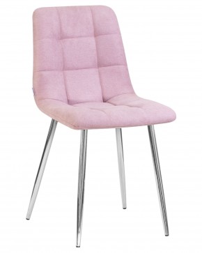 Стул обеденный DOBRIN ALEX, хром ножки, сиреневая ткань (UF860-04B) в Игре - igra.ok-mebel.com | фото