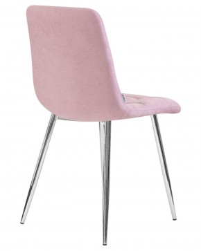 Стул обеденный DOBRIN ALEX, хром ножки, сиреневая ткань (UF860-04B) в Игре - igra.ok-mebel.com | фото 4