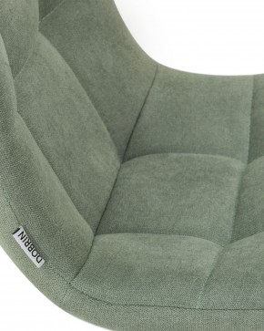 Стул обеденный DOBRIN ALEX SQUARE, белые ножки, мята ткань (UF860-11B) в Игре - igra.ok-mebel.com | фото 8