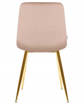 Стул обеденный DOBRIN ALEX, золотые ножки, мокко велюр (V108-104),  в Игре - igra.ok-mebel.com | фото 5