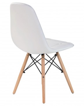 Стул обеденный DOBRIN BENNET, ножки светлый бук, белый в Игре - igra.ok-mebel.com | фото 4