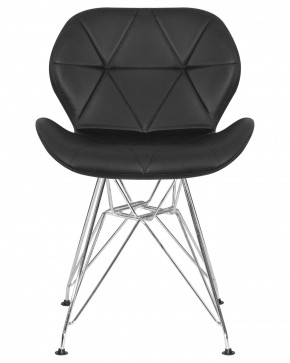 Стул обеденный DOBRIN BUTTERFLY CHROME, ножки хром, цвет чёрный в Игре - igra.ok-mebel.com | фото 7