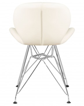 Стул обеденный DOBRIN BUTTERFLY CHROME, ножки хром, цвет кремовый в Игре - igra.ok-mebel.com | фото 5