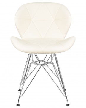 Стул обеденный DOBRIN BUTTERFLY CHROME, ножки хром, цвет кремовый в Игре - igra.ok-mebel.com | фото 6