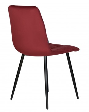 Стул обеденный DOBRIN CHILLY, Бордовый Holland 47, основание черный в Игре - igra.ok-mebel.com | фото 6