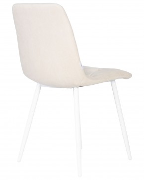 Стул обеденный DOBRIN CHILLY ROMBO, Бежевый Simple 44, основание белое в Игре - igra.ok-mebel.com | фото 4