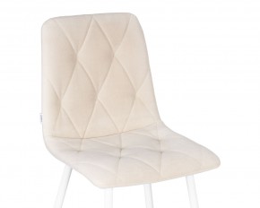 Стул обеденный DOBRIN CHILLY ROMBO, Бежевый Simple 44, основание белое в Игре - igra.ok-mebel.com | фото 8