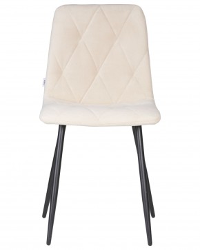 Стул обеденный DOBRIN CHILLY ROMBO, Бежевый Simple 44, основание черный в Игре - igra.ok-mebel.com | фото 6