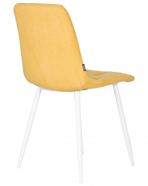 Стул обеденный DOBRIN CHILLY ROMBO, Горчичный Simple 15, основание белый в Игре - igra.ok-mebel.com | фото 4