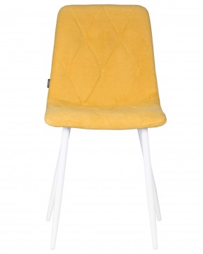 Стул обеденный DOBRIN CHILLY ROMBO, Горчичный Simple 15, основание белый в Игре - igra.ok-mebel.com | фото 7
