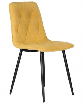 Стул обеденный DOBRIN CHILLY ROMBO, Горчичный Simple 15, основание черное в Игре - igra.ok-mebel.com | фото 2