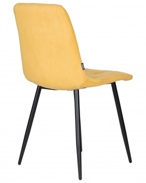 Стул обеденный DOBRIN CHILLY ROMBO, Горчичный Simple 15, основание черное в Игре - igra.ok-mebel.com | фото 4